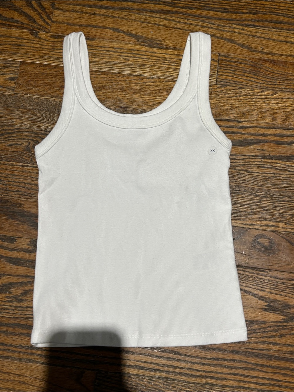 American Eagle Outfitters White Neck Tank Top